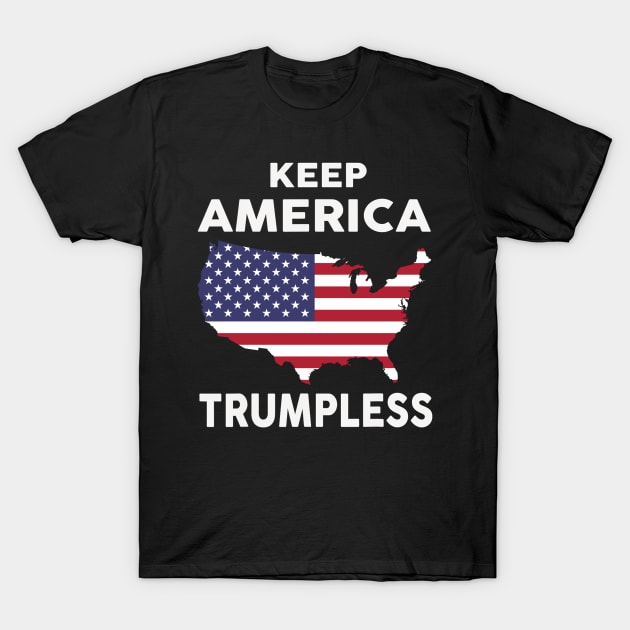 Keep America Trumpless T-Shirt by WILLER